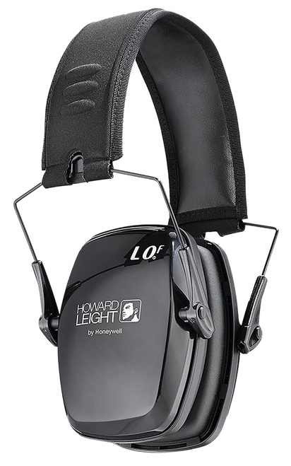 Howard Leight R01523 Leightning Ultra-Slim Passive Muff 23 dB Over the Head Black Adult