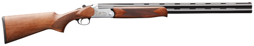Charles Daly 930217 202  Full Size 20 Gauge Break Open 3" 2rd 26" Blued Over/Under Vent Rib Barrel, Engraved Quail Scene Silver Steel Grooved Receiver, Fixed Checkered Walnut Stock