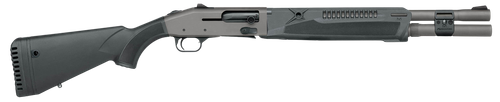 Mossberg 85170 940 Pro 12 Gauge 7+1 18.50" Tungsten Gray Cerakote Barrel, Tungsten Gray Cerakote Aluminum Drilled & Tapped Receiver, Black Fixed Synthetic Stock