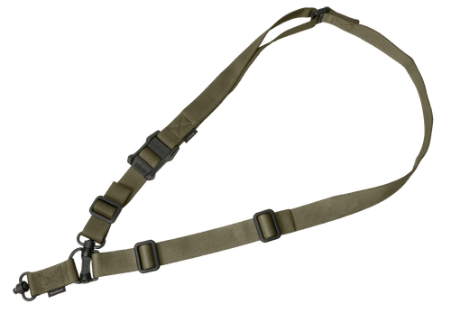 Magpul MAG518RGR MS4 Sling GEN2 Ranger Green Nylon 48"-60" OAL Adjustable One-Two Point AR Platform