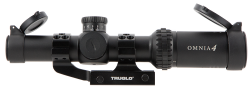TruGlo TG-8514TLR Omnia Tactical Black Anodized 1-4x24mm 30mm Tube Illuminated APTR Reticle