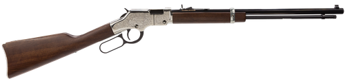 Henry H004SE Silver Eagle  Full Size 22 Short/ 22 Long/ 22 LR (16 LR/21 Short) 20" Blued Barrel, Nickel-Plated Metal Finish, American Walnut Stock Right Hand
