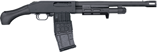 Mossberg 50217 590M Breacher 12 Gauge Pump 2.75" 10+1 14.38" Matte Blued Heavy Walled Barrel, M-LOK Forend, Matte Blued Drilled & Tapped Receiver, Black Birdshead Grip