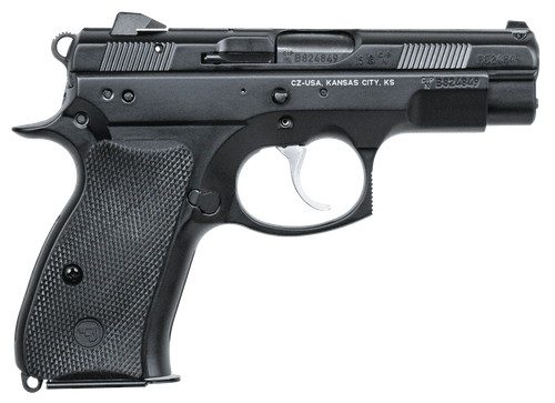 CZ-USA 01194 75D PCR Compact Frame 9mm Luger 10+1 3.75" Black Steel Barrel, Black Steel Serrated Slide, Black Polycoat Aluminum Frame w/Beavertail, Black Rubber Grip, Right Hand