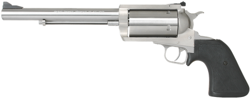 Magnum Research BFR500SW7 BFR Long Cylinder Large 500 S&W Mag 5 Shot 7.50" Brushed Stainless Steel Barrel, Cylinder & Frame, Black Rubber Grip, Exposed Hammer