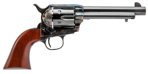 Cimarron MP411 Model P  45 Colt (Long Colt) 6 Shot 5.50" Blued Stainless Steel Barrel, Blued Cylinder, Color Case Hardened Steel Frame, Walnut Grip, Exposed Hammer