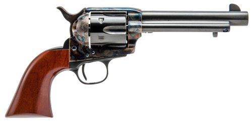 Cimarron MP411 Model P  45 Colt (Long Colt) 6 Shot 5.50" Blued Stainless Steel Barrel, Blued Cylinder, Color Case Hardened Steel Frame, Walnut Grip, Exposed Hammer