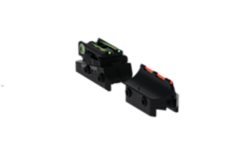 Truglo TG960 Tru-Point Extreme Deer/Turkey Universal Shotgun Red Fiber Optic Green Fiber Optic Black