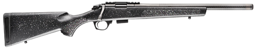 Bergara Rifles BMR004 BMR Carbon Fiber Full Size 22 WMR 5+1/10+1 20" Matte Blued Carbon Fiber/Steel Threaded Barrel & Drilled & Tapped Steel Receiver, Fixed Black/Gray Speckled Synthetic Stock