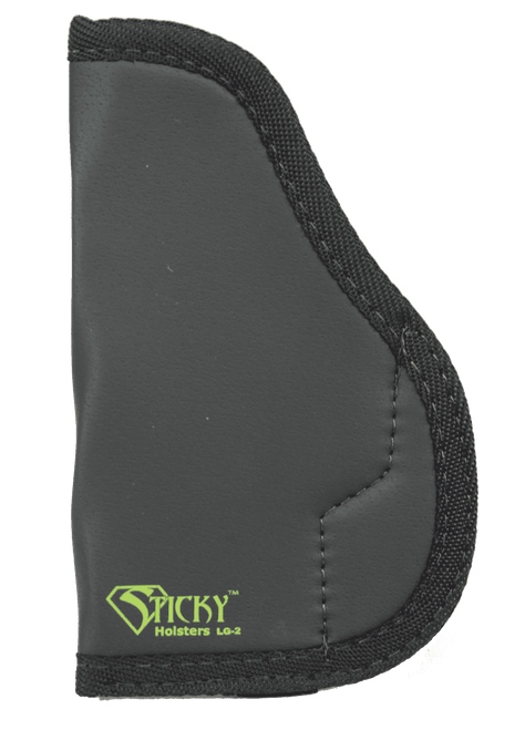 Sticky Holsters LG2 LG-2  Black/Green Latex Free Rubber Fits Med/Lg Semi-Auto Ambidextrous