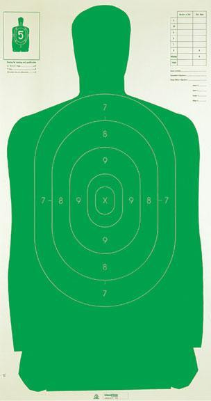 Champion LE Targets Paper Silhouette Target - 24" X 45" Green 100/Pack