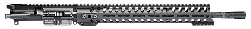 Patriot Ordnance Factory  Minuteman Complete Upper 5.56x45mm NATO 16.50" Black Nitride Barrel Aluminum Black Anodized Receiver 14.50" M-LOK Handguard Lo Pro DI Gas Block (Mid Length)