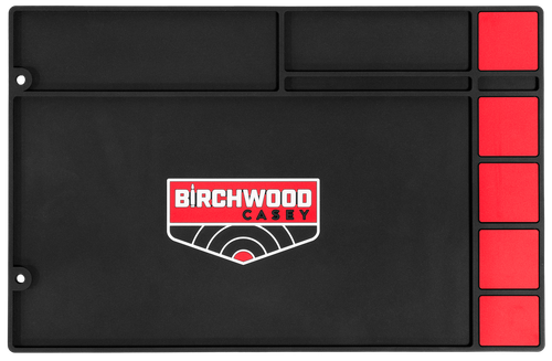 Birchwood Casey 30250 Pistol Cleaning Mat Black/Red Rubber 17" x 11"