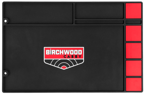 Birchwood Casey 30250 Pistol Cleaning Mat Black/Red Rubber 17" x 11"