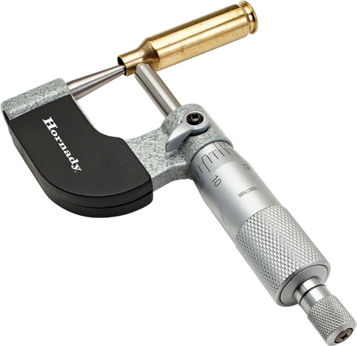 Hornady 050059 Vernier Ball Micrometer Silver Stainless Steel
