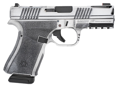 Black Rain Ordnance FLP9MMWB   Compact Frame 9mm 15+1 4" Stainless Steel Slide