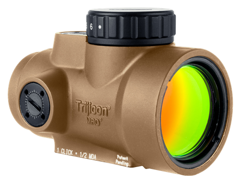 Trijicon 2200325 MRO SD  Coyote Tan 1x25mm 2 MOA Red Dot Reticle