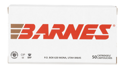 Barnes Bullets 32521   9mmLuger 115gr Sierra Jacketed Hollow Point 50 Per Box/10 Case