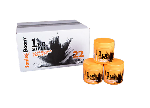 Sonic Boom/jerent SBT0120P   Rifle Exploding Target 1 lb 22 Pack