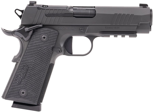 Sig Sauer 1911XCA45BXR3 1911 XCarry 45 ACP 8rd 4.25" Black DLC Black DLC Optic Ready Stainless Steel Slide Black DLC Black G10 Grip