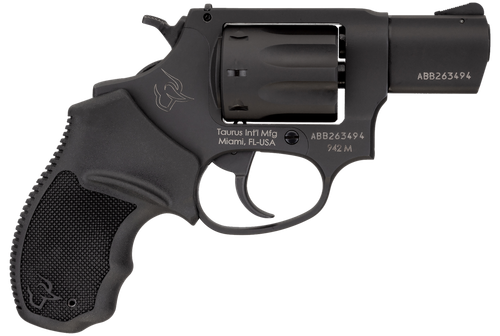 Taurus 2942M021 942  22 WMR 8rd 2" Barrel, Overall Matte Black Finish Steel & Finger Grooved Black Polymer Grip