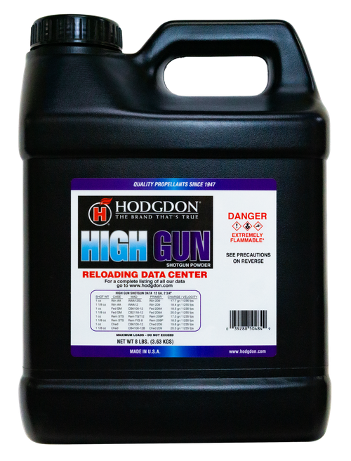 Hodgdon HG8 High Gun Powder Pistol/Shotgun 12 Gauge Gauge 8 lb