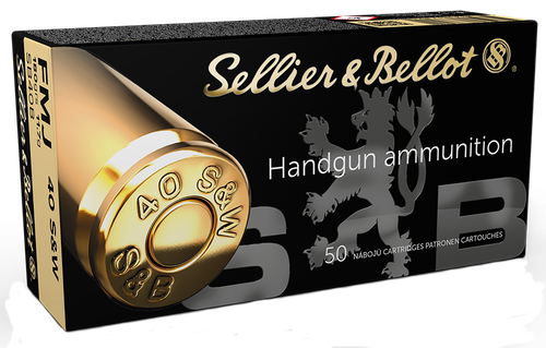 Sellier & Bellot SB40B Handgun  40S&W 180gr Full Metal Jacket 50 Per Box/20 Case