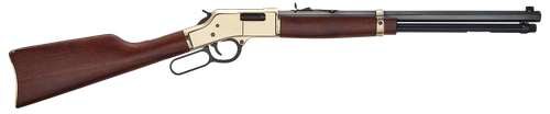 Henry H006M41 Big Boy Classic Full Size 41 Rem Mag 10+1 20" Blued Octagon Barrel, Polished Brass Receiver, American Walnut Stock Right Hand
