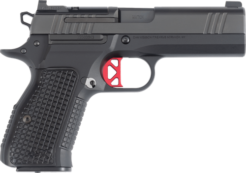Dan Wesson 92104 DWX  Compact Frame 9mm Luger 15+1 4" Black Match Grade Barrel, Black DLC Serrated Slide, Black Aluminum Frame w/Beavertail, Black Aluminum Grip