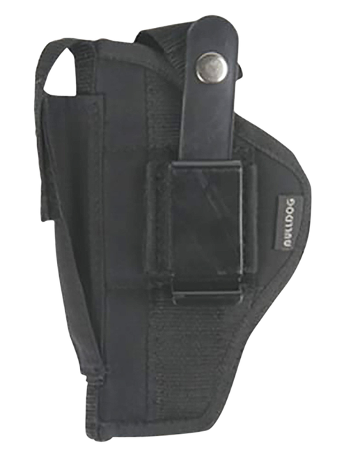 Bulldog FSN30 Extreme  OWB Black Nylon Belt Loop/Clip Fits Compact  3-3.5" Fits 3-4" Barrel Ambidextrous
