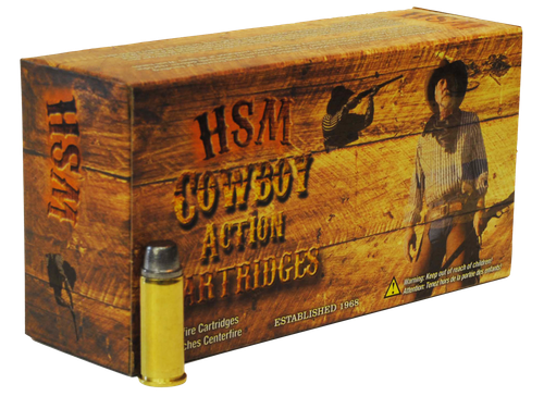 HSM 44401N Cowboy Action  44-40 Win 200 gr Round Nose Flat Point 50 Per Box/ 10 Case
