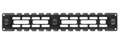 Leapers TLUMA03 ARCA Rail 6 Slot M-LOK  Matte Black Anodized Aluminum 9.40" Long M-LOK Mount