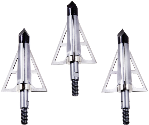 Allen 14694 CX Terminus Broadhead Stainless Steel Blades Silver 3 Pack