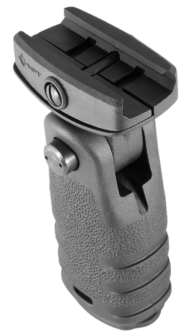 Mission First Tactical RFG React Vertical Grip Folding Black Polymer for AR-Platform