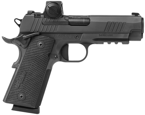 Sig Sauer 191XCA45BXR3RXX 1911 XCarry 45 ACP 8rd 4.25" Black DLC Black DLC Serrated Stainless Steel Slide Black DLC Black G10 Grip