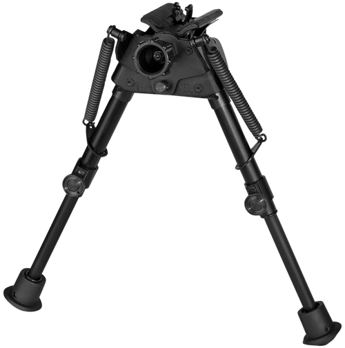 Harris Bipods S-BR2 Swivel BR Swivel Stud, 6-9", Self Leveling Legs, Rubber Feet