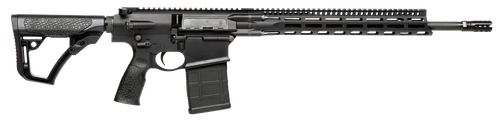 Daniel Defense 0215813210047 DD5 V4 7.62x51mm NATO 18" 20+1 Black Hard Coat Anodized Black Phosphate 6 Position w/SoftTouch Overmolding Stock Black Polymer Grip
