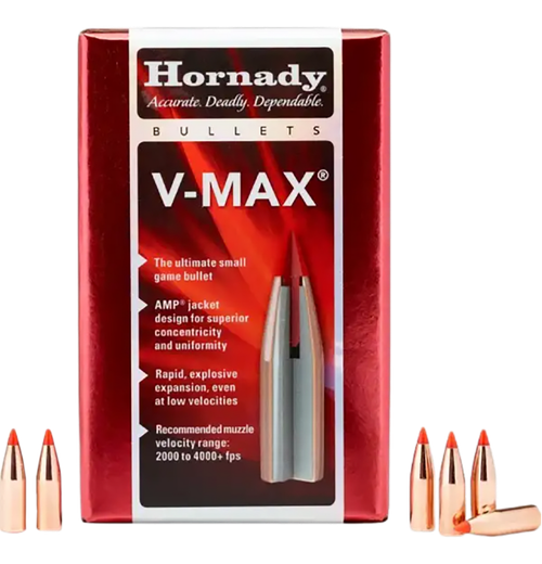 Hornady 22006 V-Max  20 Cal .204 40 gr V Max 100 Per Box/ 40 Case