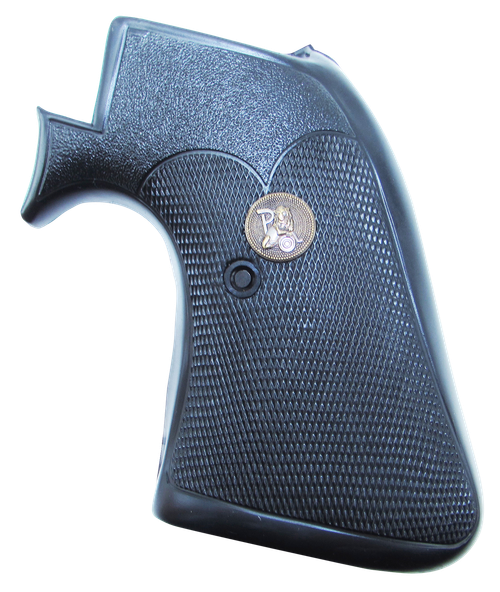 Pachmayr 03163 Presentation Grip Checkered Black Rubber for Ruger Super Blackhawk with Square Trigger Guard