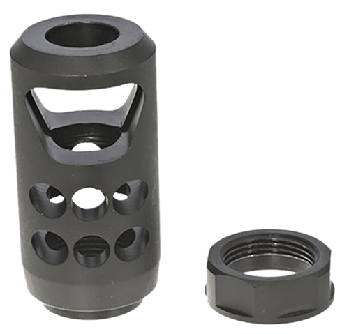 Ruger 90641 American Muzzle Brake Black Matte Steel 11/16"x24 Threads, 2.20" OAL, 1" Diameter 45-70 Gov/450 Bushmaster