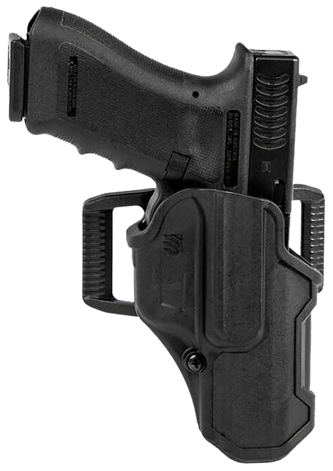 Blackhawk 410713BKR T-Series L2C Non-Light Bearing OWB Black Polymer Belt Loop/Clip Compatible w/Glock 20/21/37/38 Right Hand