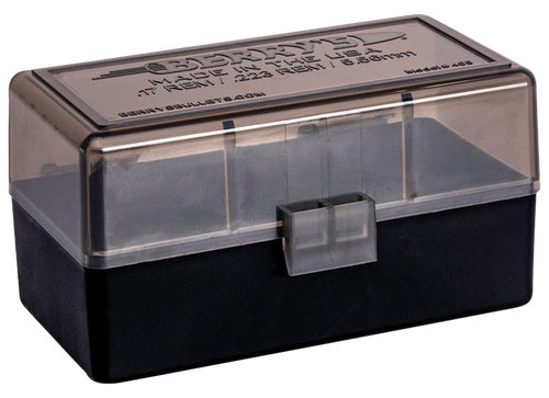 Berry's 29682 Ammo Box  223Rem/5.56NATO Smoke/Black Polypropylene 50rd