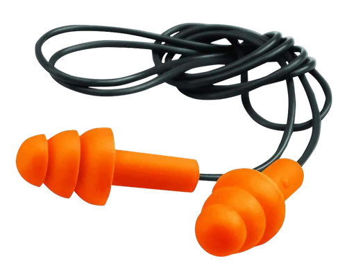 Walker's GWPEPCORD2PK Corded Foam Ear Plugs 25 dB In The Ear Orange/Black Adult 2 Per Pack