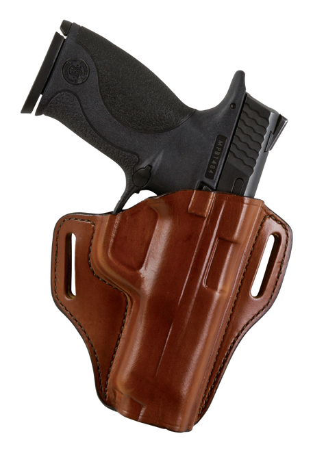 Bianchi 25016 57 Remedy  OWB Size 10 Tan Leather Belt Slide Fits Colt 1911 Government Right Hand