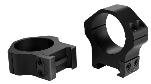 Warne 514M Horizontal Rings Maxima Matte Black 30mm Medium 0 MOA
