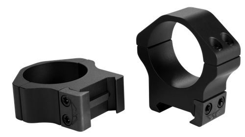 Warne 514M Horizontal Rings Maxima Matte Black 30mm Medium 0 MOA