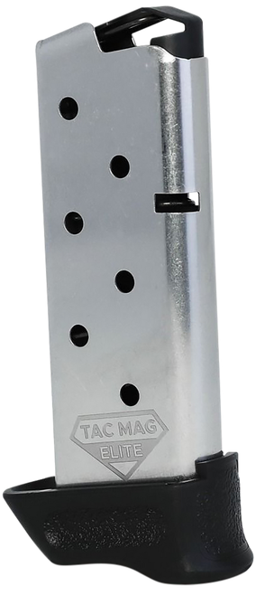 Kimber Mfg, Inc 1200851A Micro 9 Tac-Mag 7rd Extended 9mm Luger Silver