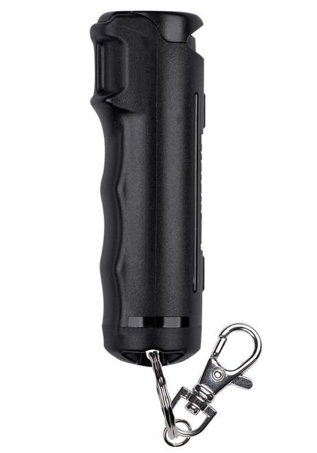 Sabre F15BUSG02 Flip Top Pepper Spray Black Includes Snap Clip