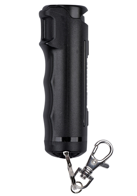 Sabre F15BUSG02 Flip Top Pepper Spray Black Includes Snap Clip