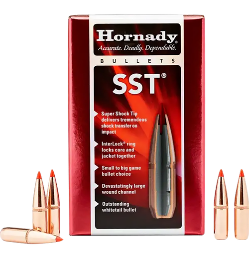 Hornady 3019 SST  30 Cal .308 125 gr Super Shock Tip 100 Per Box/ 25 Case